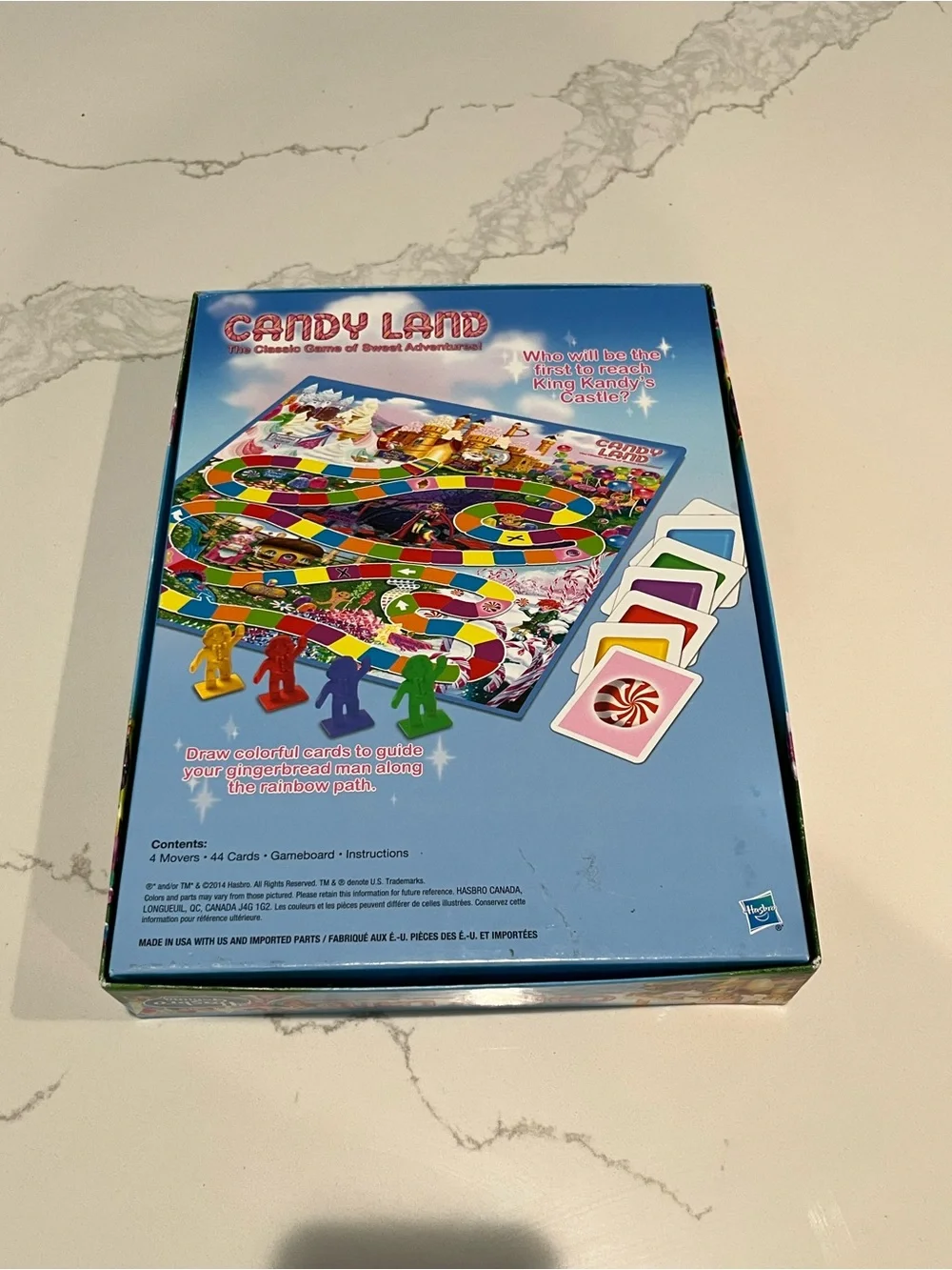 Candy Land Board Game - Colorful Pink Box Hasbto